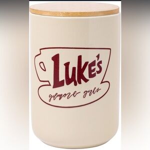 NWOT Gilmore Girls Luke’s Diner Ceramic Coffee Canister/cookie/storage jar